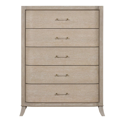 Natural Oak Bedroom Chest - 40" Wide Dresser