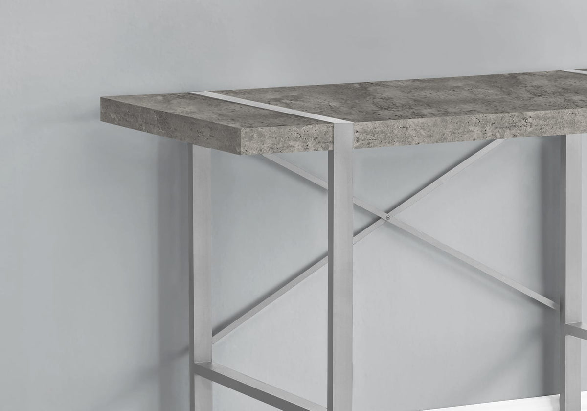 Grey Concrete Computer Desk - 48"L Home Office Desk