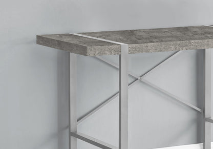 Grey Concrete Computer Desk - 48"L Home Office Desk