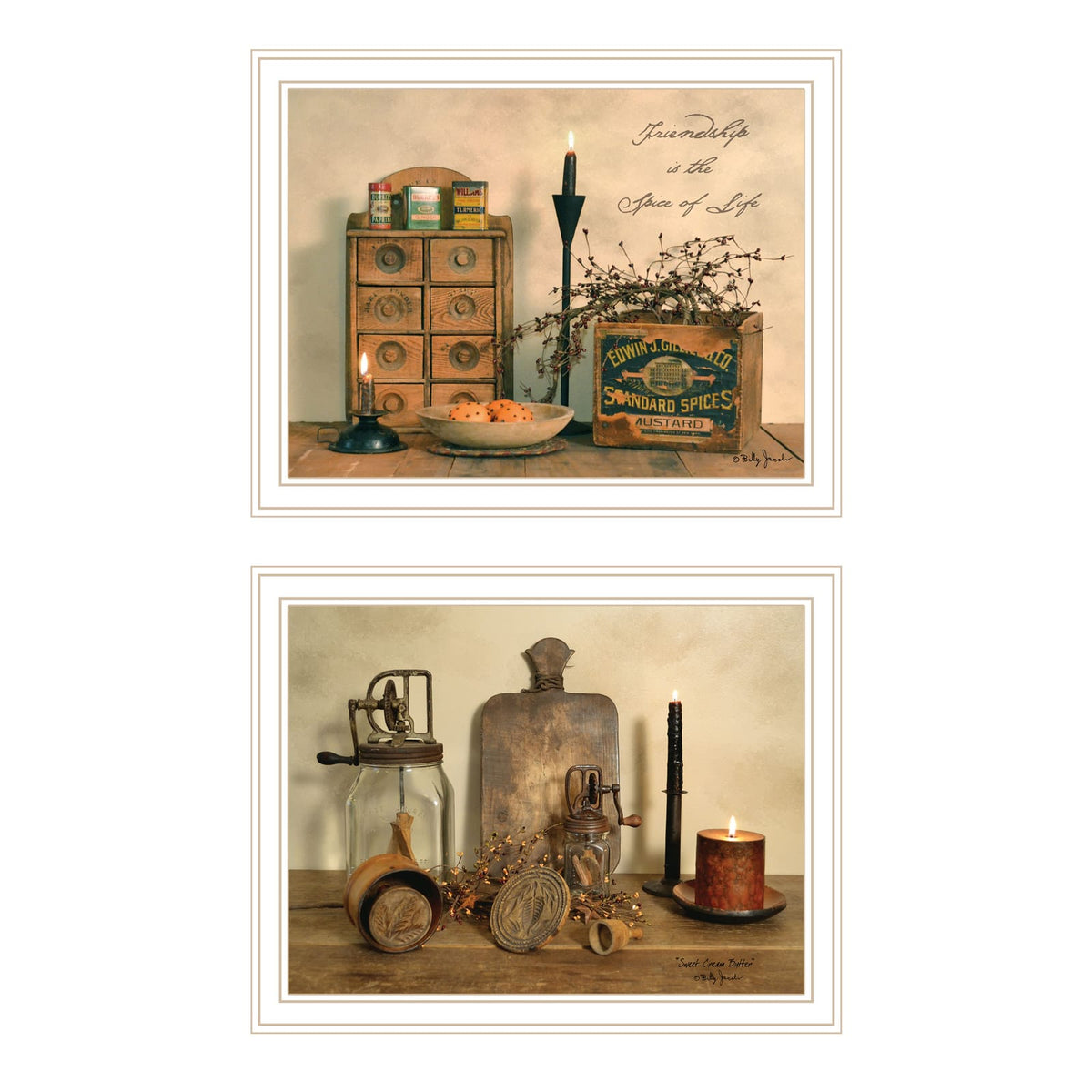 Trendy Multicolor Wood Framed Wall Art - Living Room Decor
