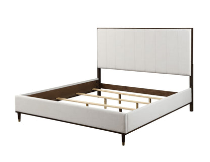 Carena Light Gray Fabric Finish E. King Bed - Comfortable & Stylish Bedroom