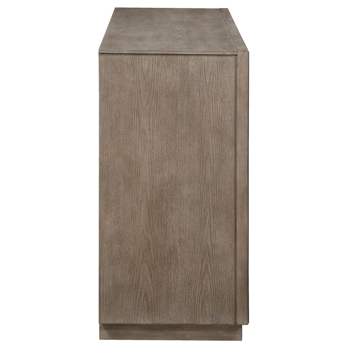 Taupe Oak 8-Drawer Dresser - Bedroom Furniture