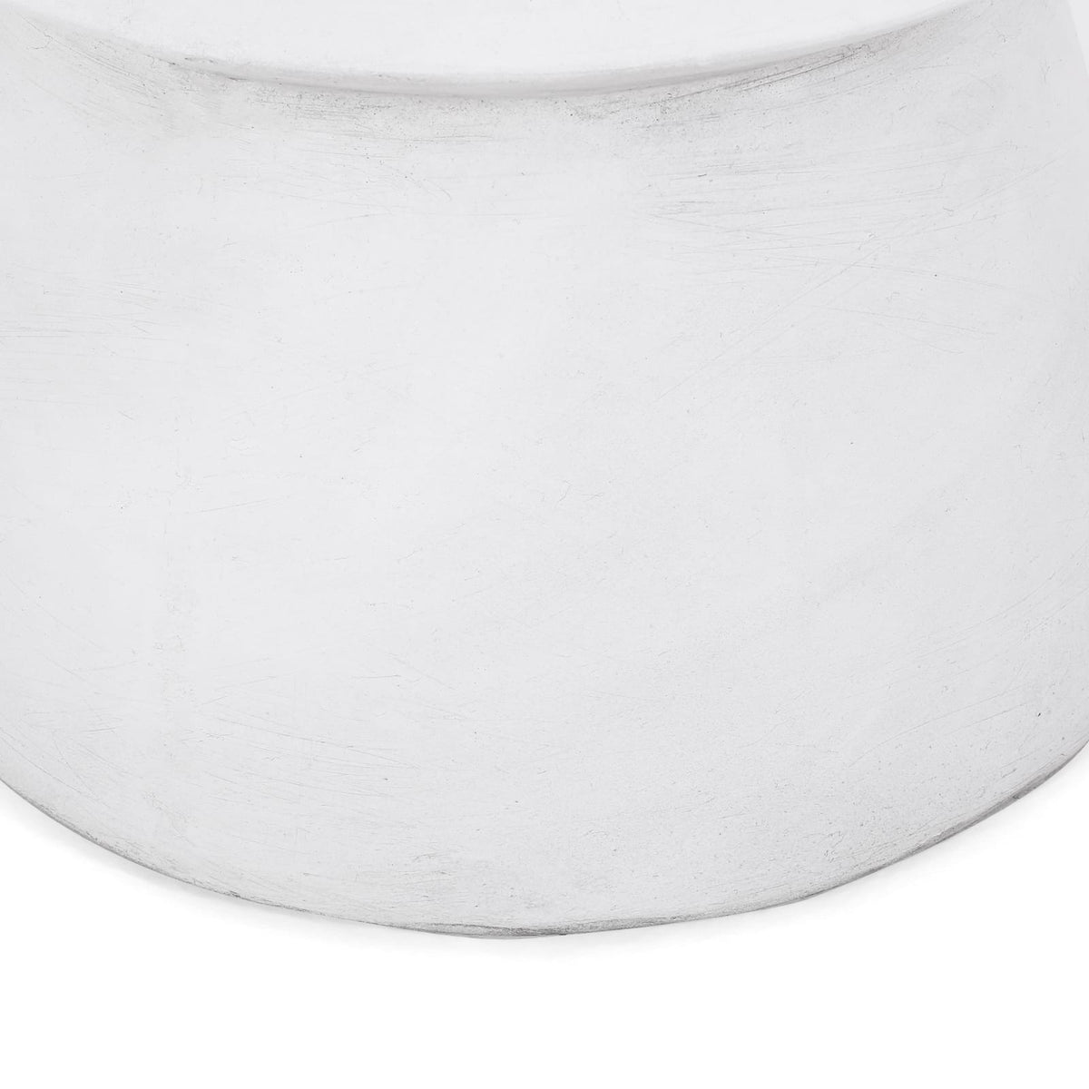 Lightweight Concrete Outdoor Side Table - Antique White