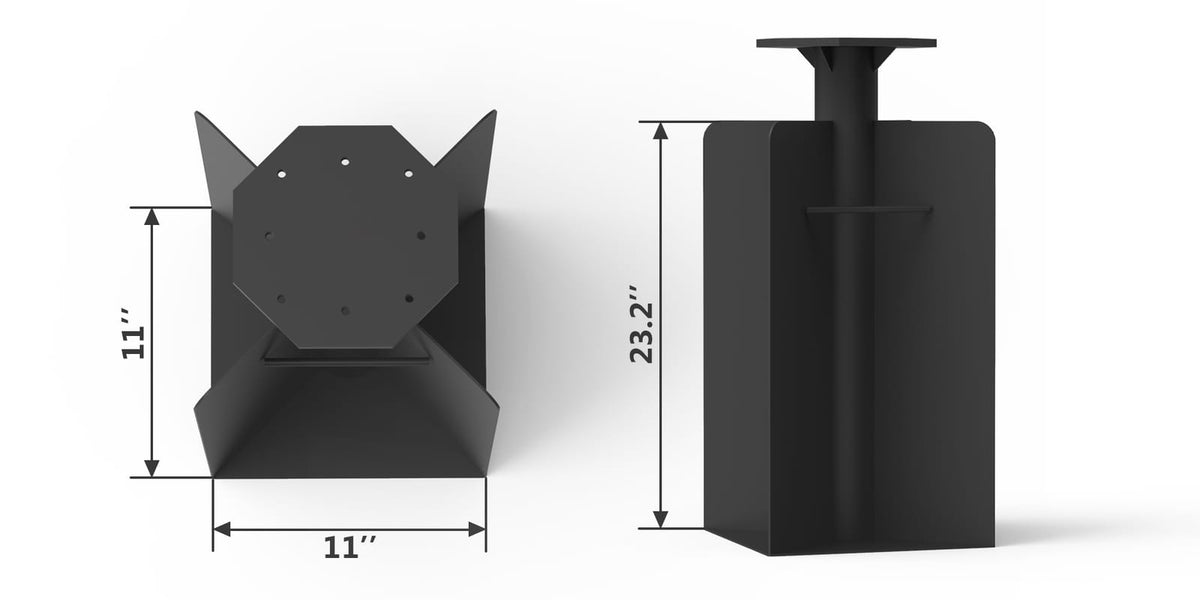 Heavy Duty Patio Umbrella Base - Resin Steel