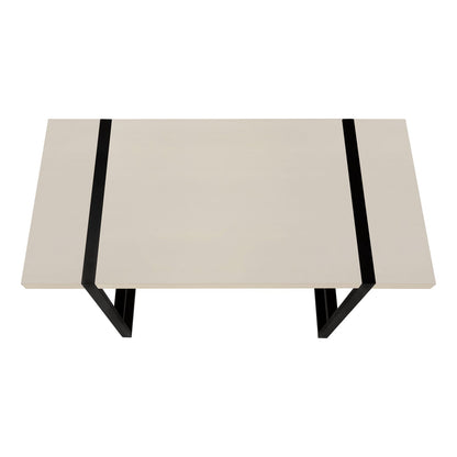 Beige Computer Desk - Home Office Laptop Workstation