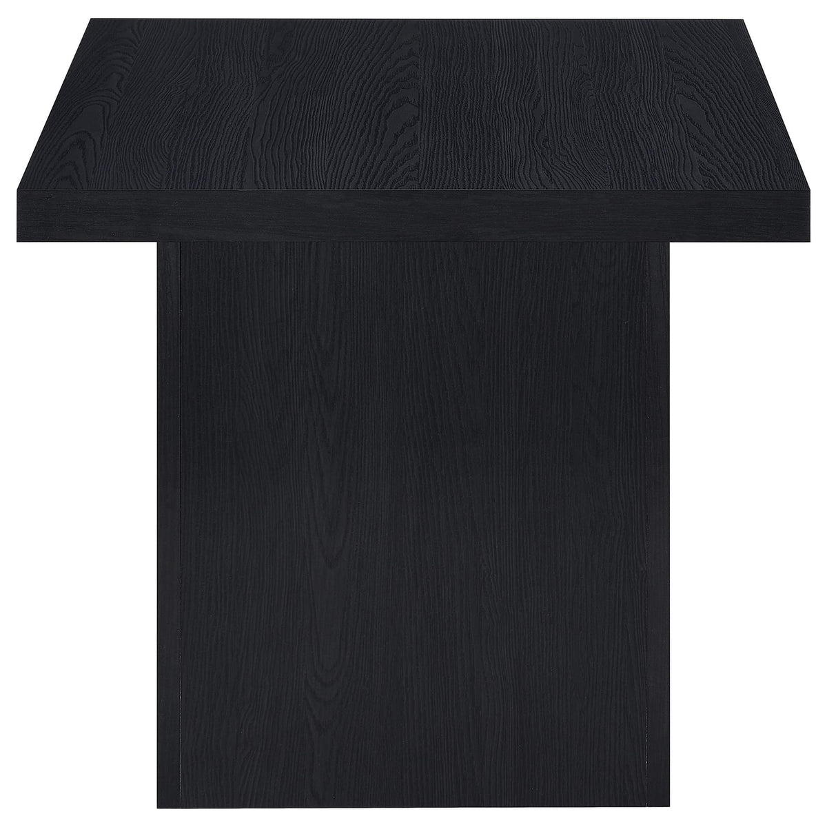 Exeter Black Square End Table - Modern Coffee Table for Living Room