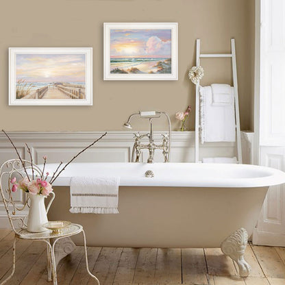 White Vignette Wall Art - Small Bedroom Decor