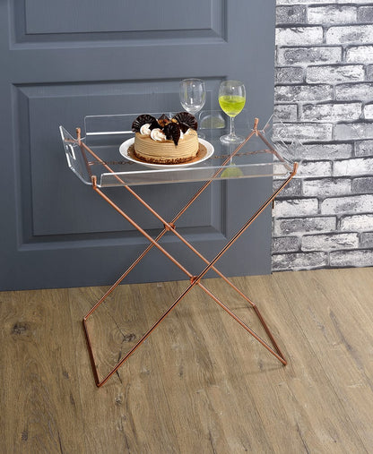 Clear Acrylic Tray Table - 16" x 22" Dining Table