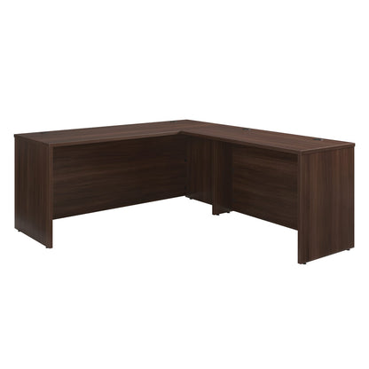 71" x 70.59" L-Shaped Brown Office Desk - Freestanding