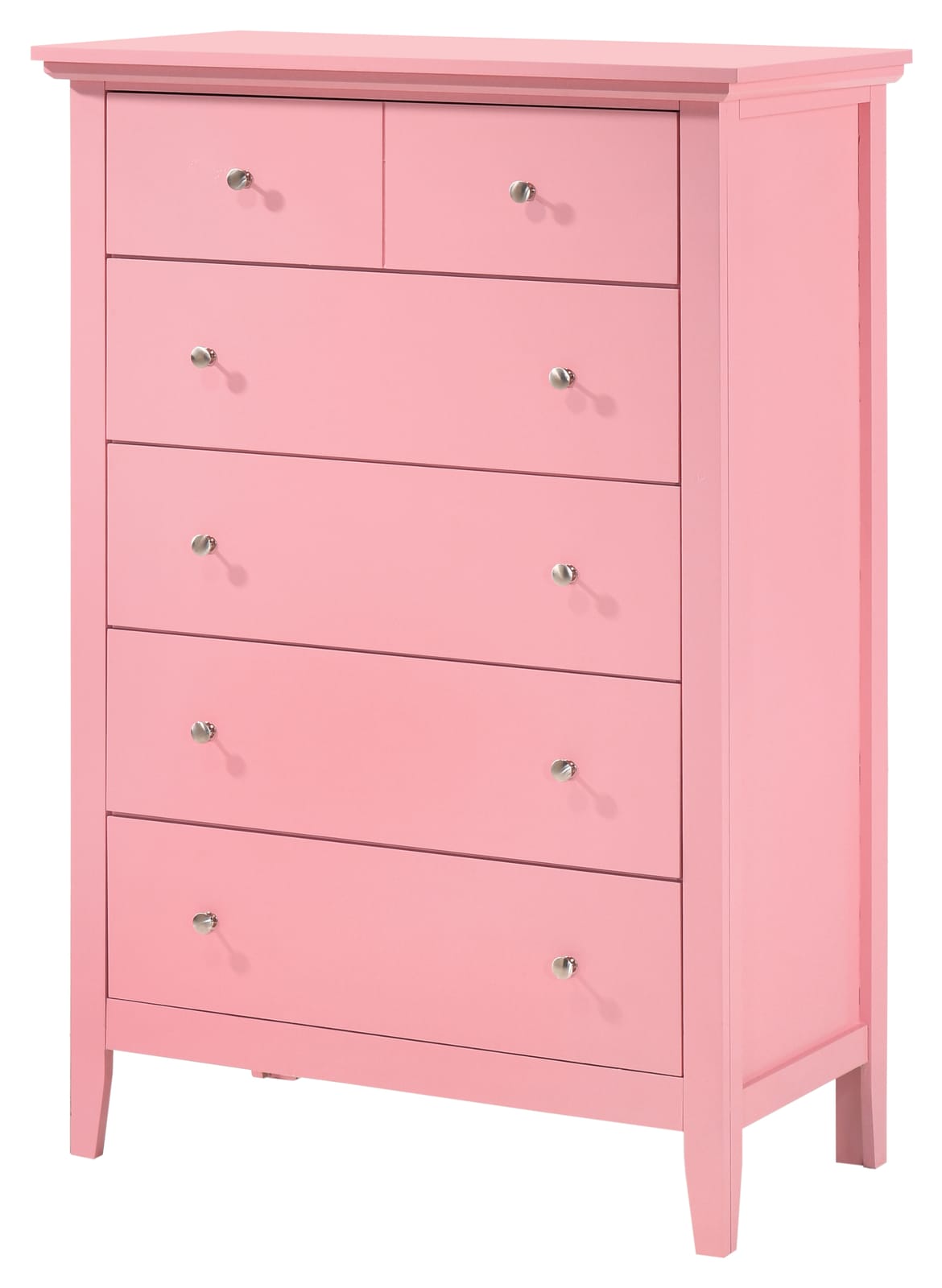 Charming Pink Storage Chest - 48" Wood Dresser