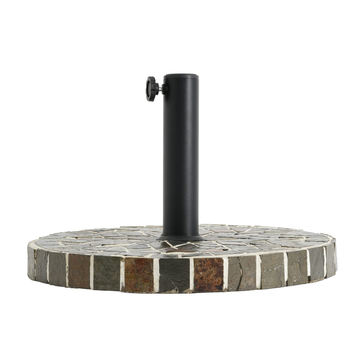 Outdoor Ceramic Tile Umbrella Base - Mixed Color