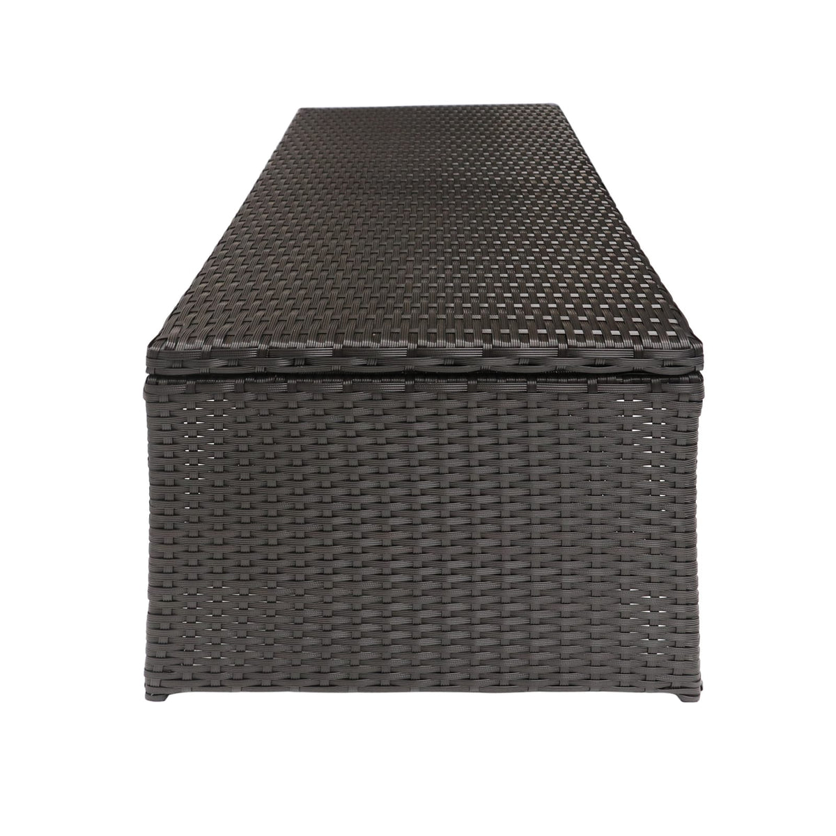 ST LUCIA TABLE - Brown Rattan Patio Coffee Table