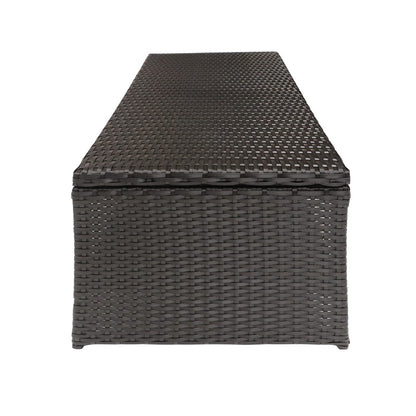 ST LUCIA TABLE - Brown Rattan Patio Coffee Table