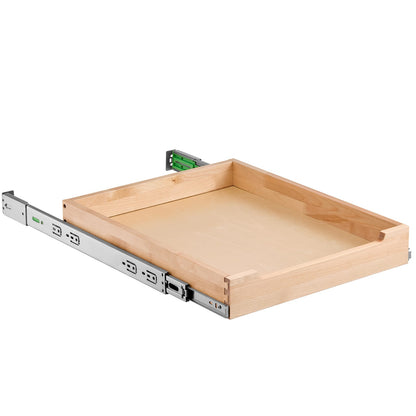 Pull Out Cabinet Organizer - Wood Soft Close Slide Shelf Drawer 17"