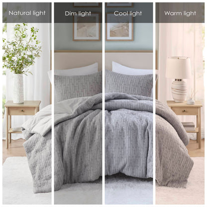 Chocolate Cotton Bedding Set with Comforter and Shams