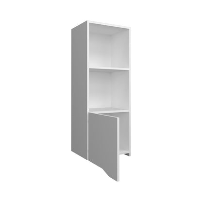 White Engineered Wood Wall Cabinet - 13.4" x 16.1" for Living Room