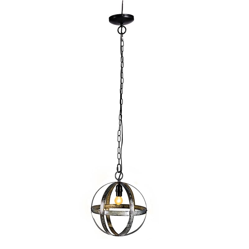 Gray Iron Metal Chandelier - Kitchen Dining Room Lighting