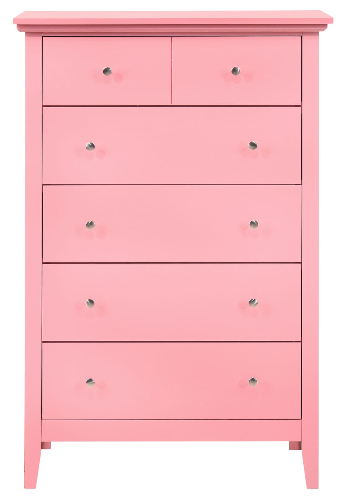 Charming Pink Storage Chest - 48" Wood Dresser