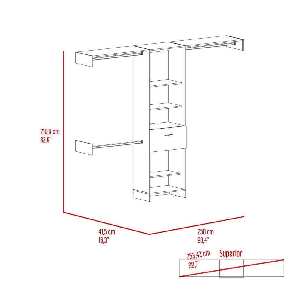 Wenge 4-Shelf Bedroom Storage Unit for Home Spaces