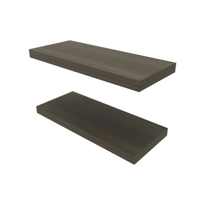 Smoky Oak Floating Shelves - 31.5" Wide