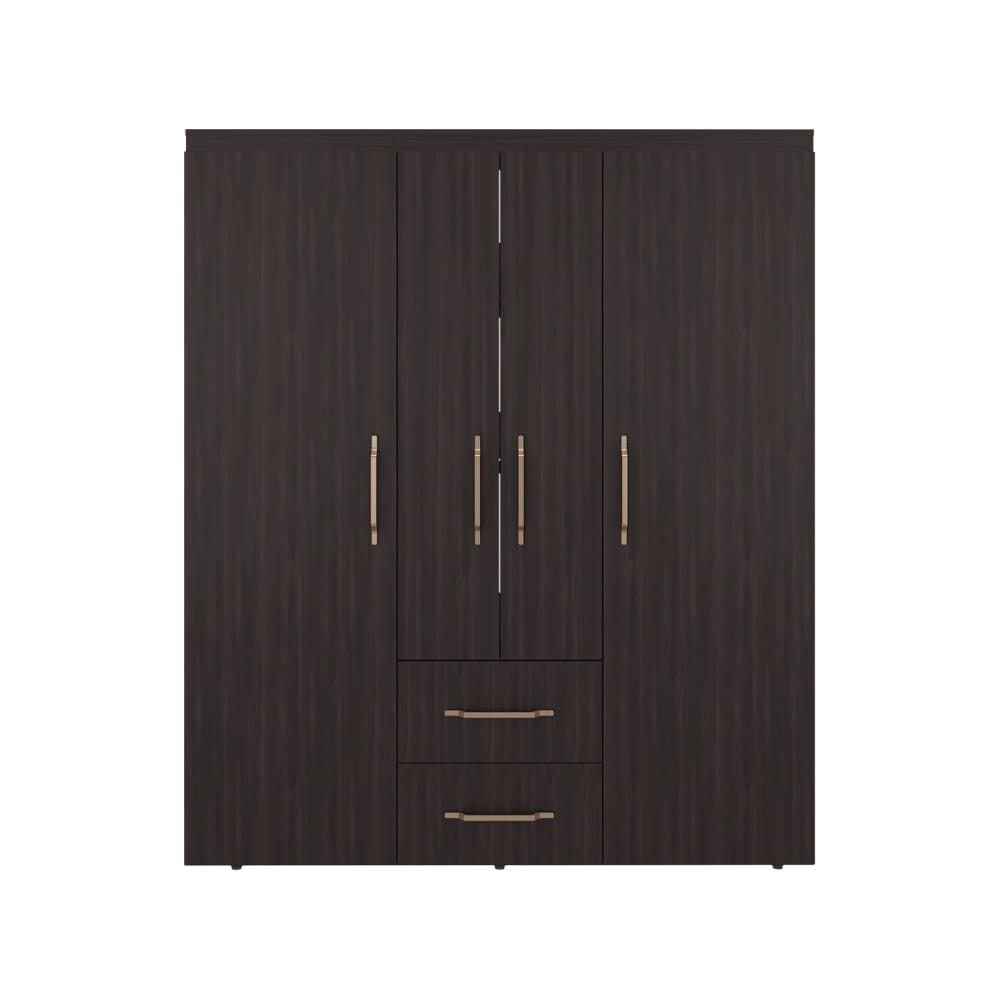 Brown Engineered Wood Dresser - 59" Wide Storage