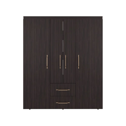 Brown Engineered Wood Dresser - 59" Wide Storage