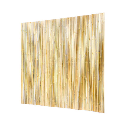 Natural Rolled Bamboo Fence - 6ft Length, Durable & Easy Install