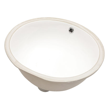 Modern White Ceramic Bathroom Sink Basin for Cabinet Renovation