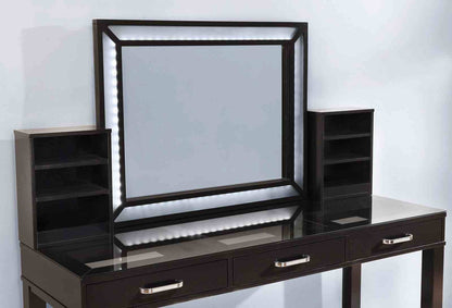 Grey Mix Bedroom Vanity with 3 Drawers
