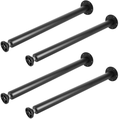 Heavy Duty 28 Inch Adjustable Desk Legs - Set of 4, Steel
