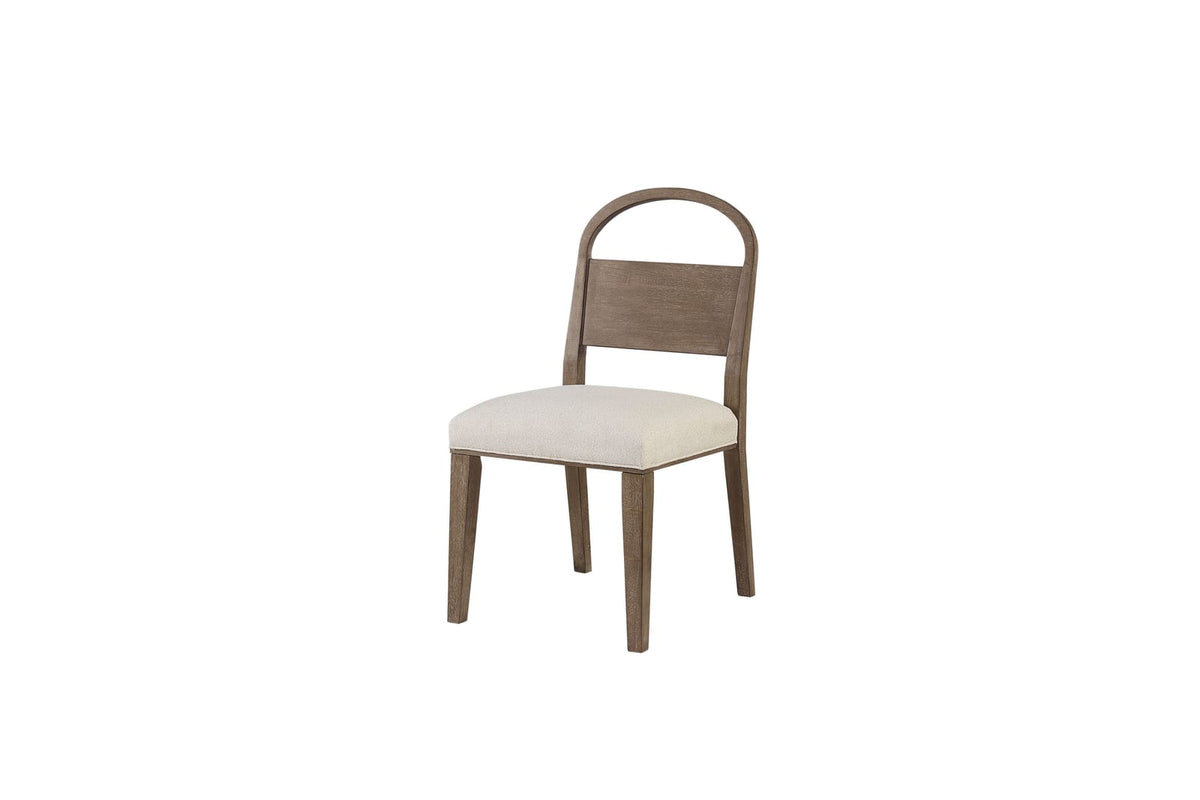 Wood Arch Back Chair - Cocoa/White Sand (Set of 2)
