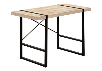 Industrial Computer Desk - 48" Natural Laminate