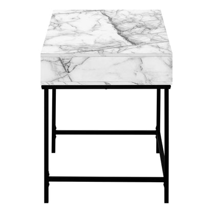 White Computer Desk with Storage Drawers - 48" L
