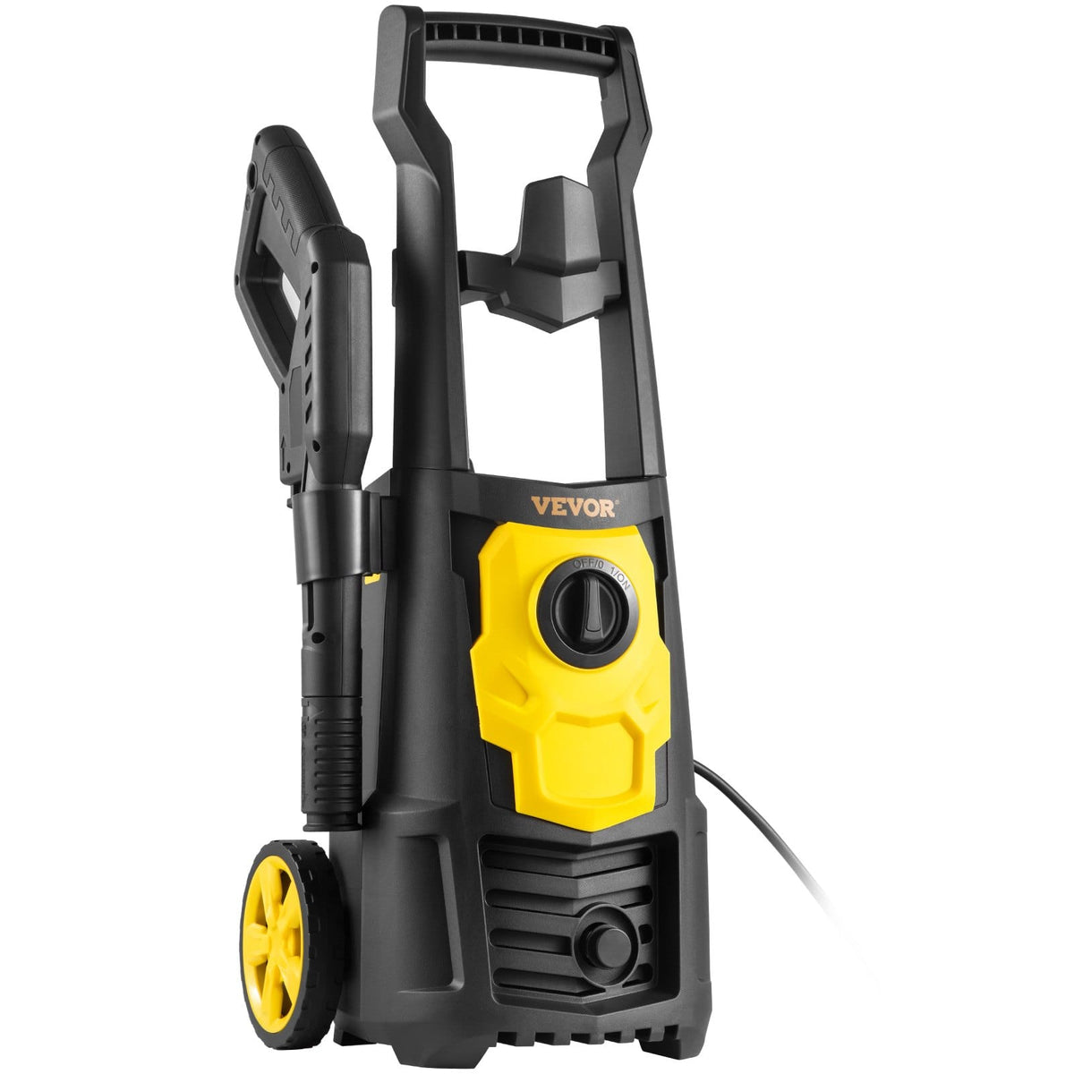 Yellow Plastic Power Washer 2000 PSI - 30ft Hose & Nozzles