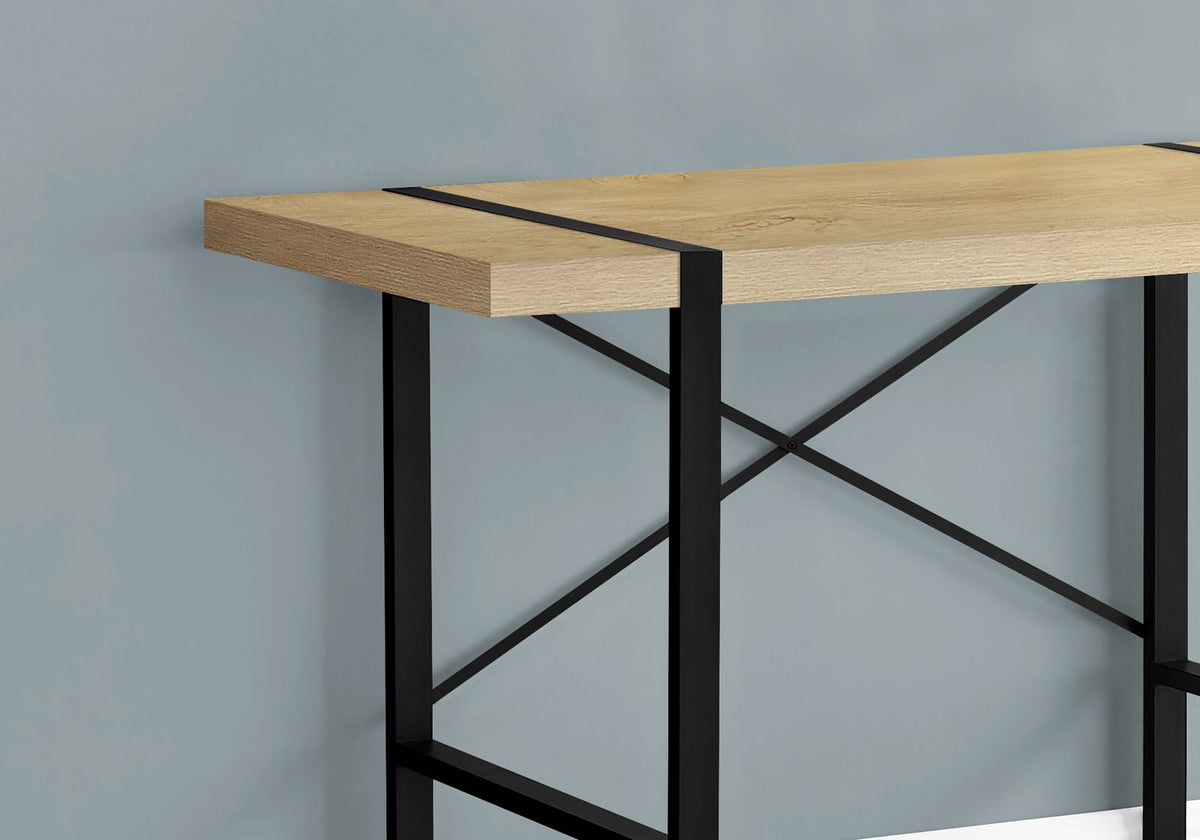 Industrial Computer Desk - 48" Natural Laminate