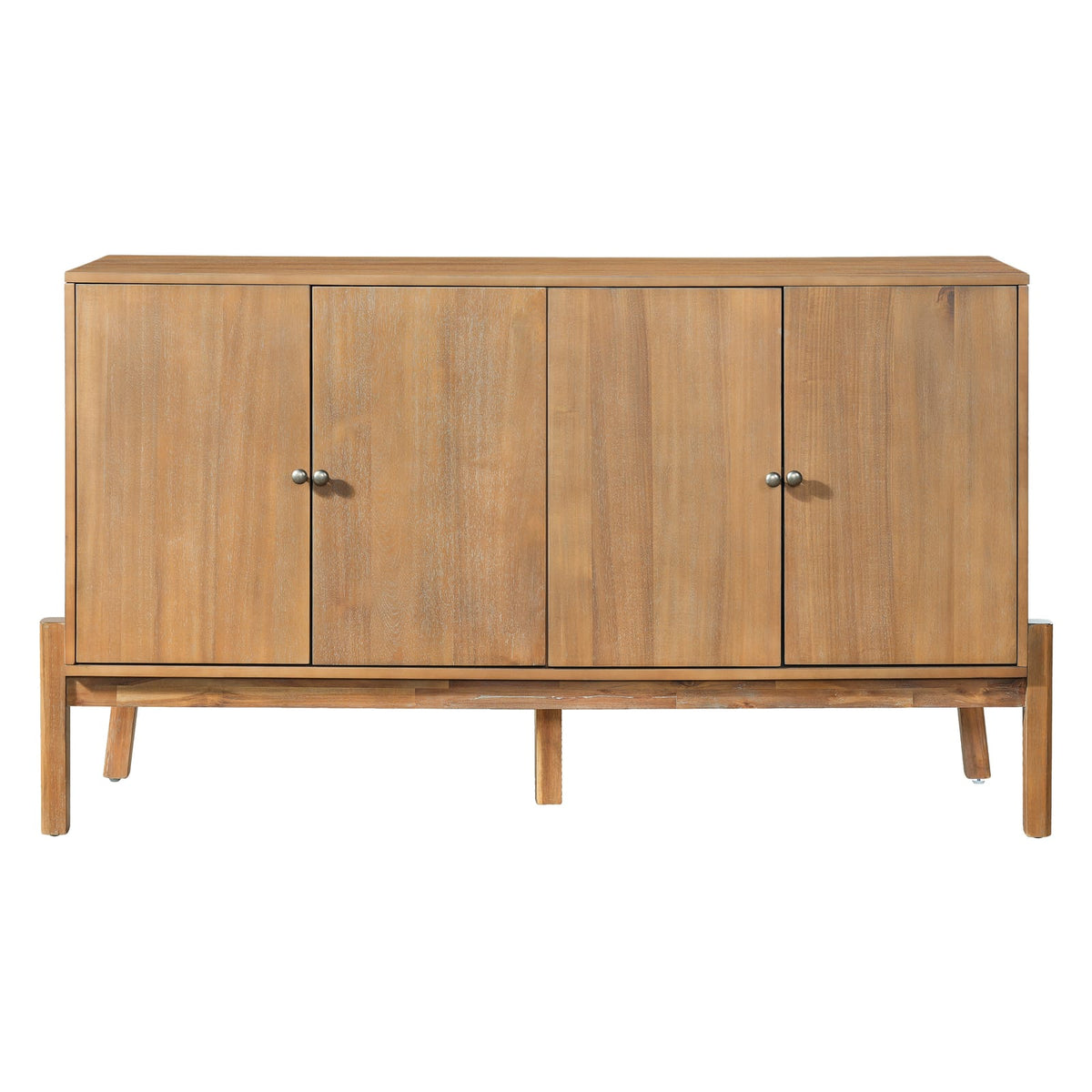 Vintage Sideboard Buffet Cabinet - 60" Natural MDF Acacia