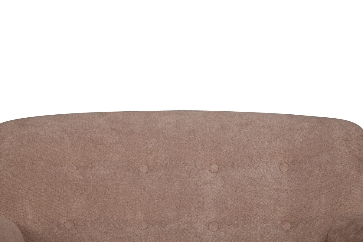 BRENNA CHAIR - Tan Upholstered Accent Chair