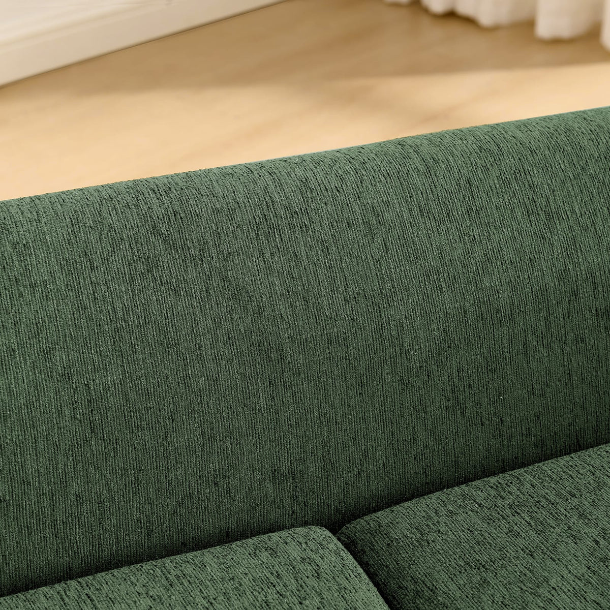 Olive Green Foam Pet Sofa - Backrest & Armrests for Medium Dogs