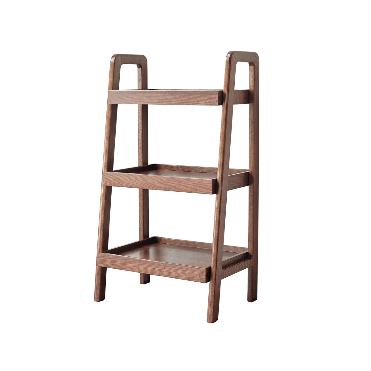 Walnut Oak Etagere - 3 Tier Shelf Unit