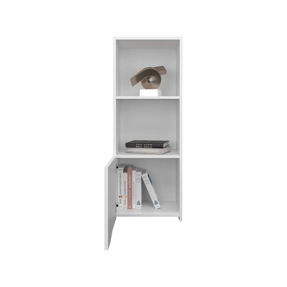 White Engineered Wood Wall Cabinet - 13.4" x 16.1" for Living Room