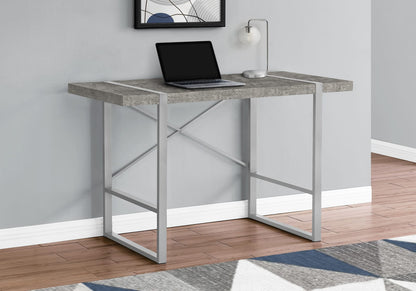 Grey Concrete Computer Desk - 48"L Home Office Desk