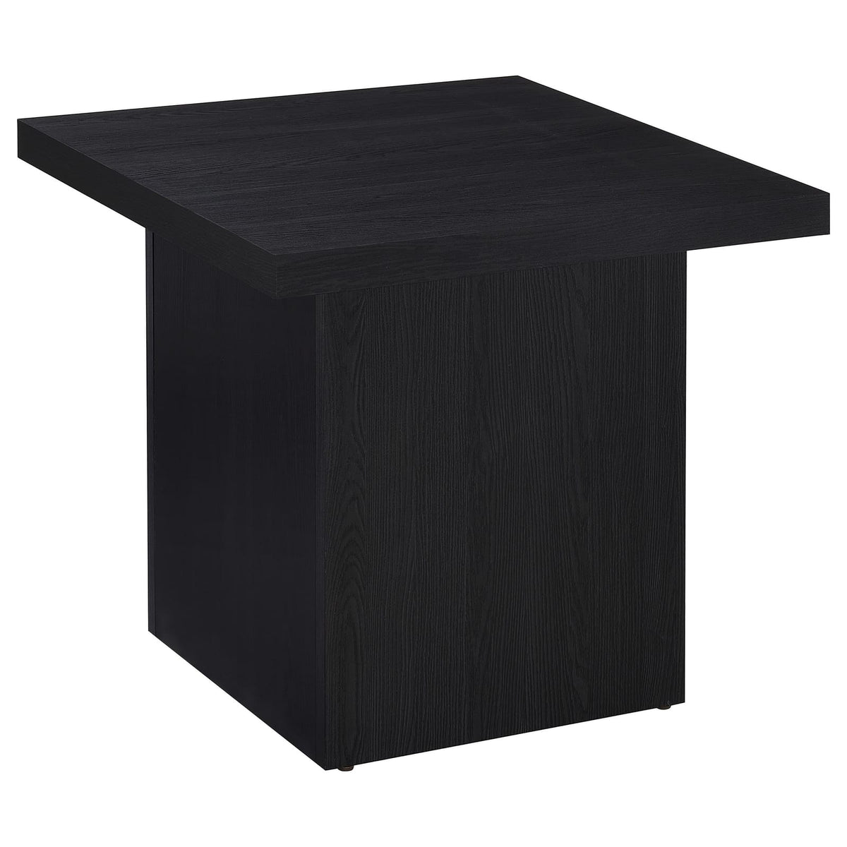 Caroline Black 2-Piece Coffee & End Table Set - Modern Style