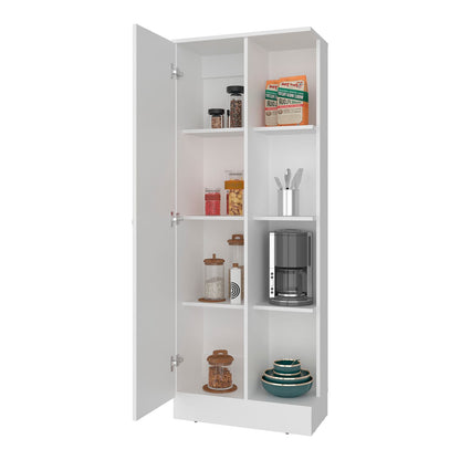 Rels Kitchen Storage Cabinet - White, 6 Compartments