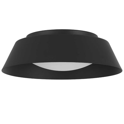 Black LED Flush Mount Ceiling Light Fixture