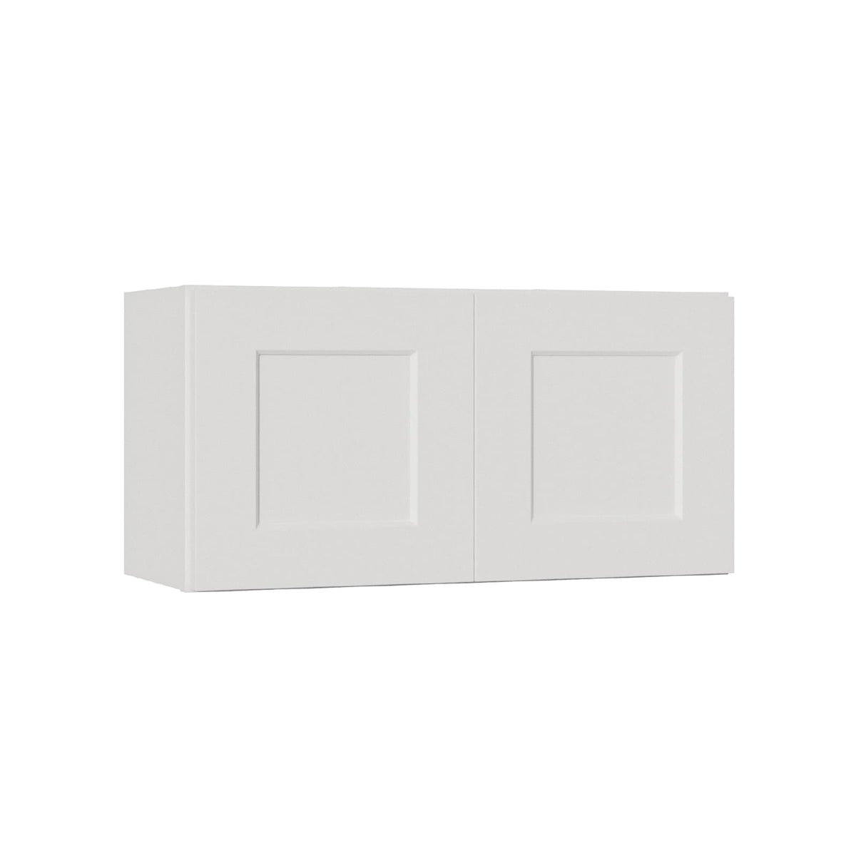 Solid Wood Shaker Wall Cabinet - White, Ready to Assemble (RTA)