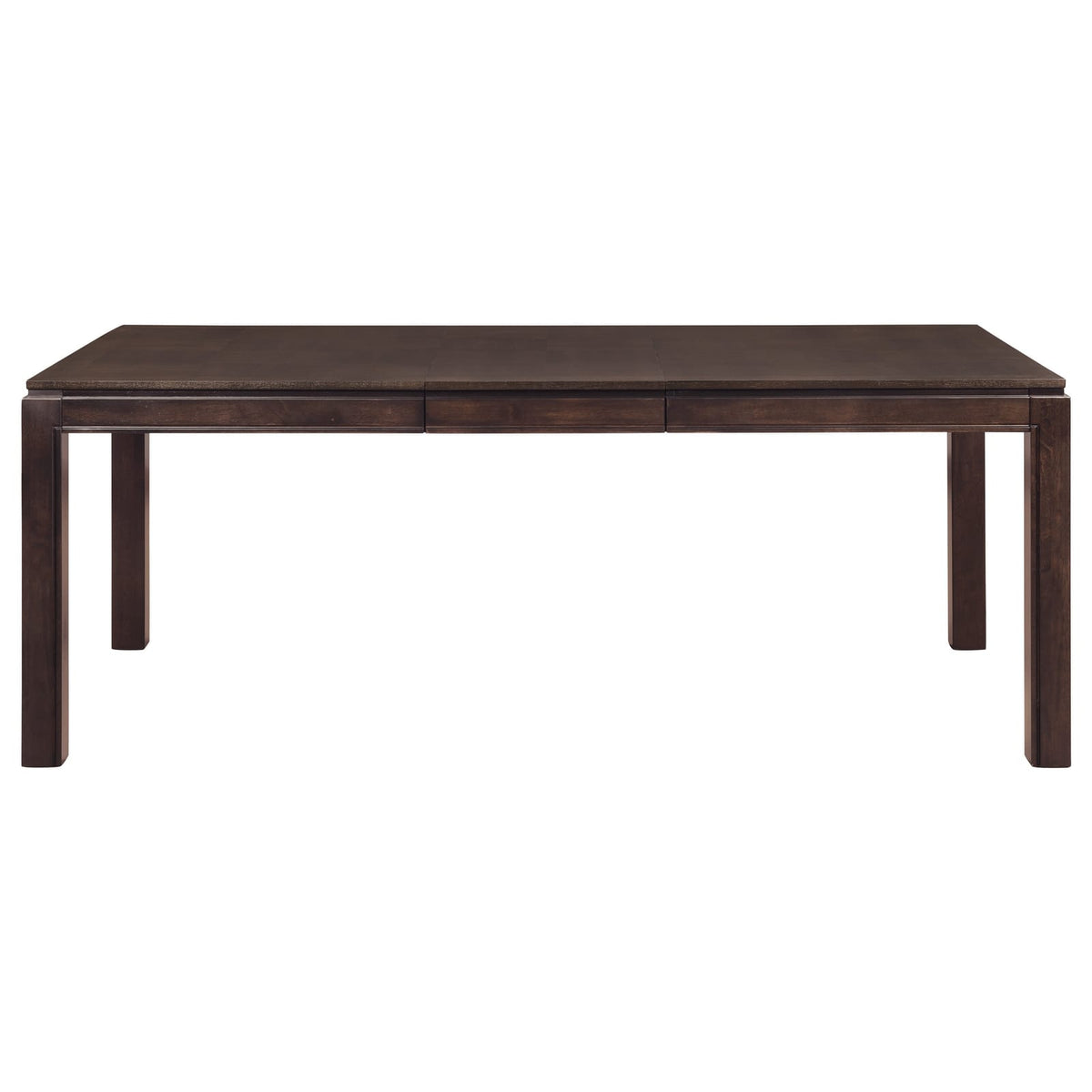 Dark Brown 5 Piece Dining Set with Extension Table