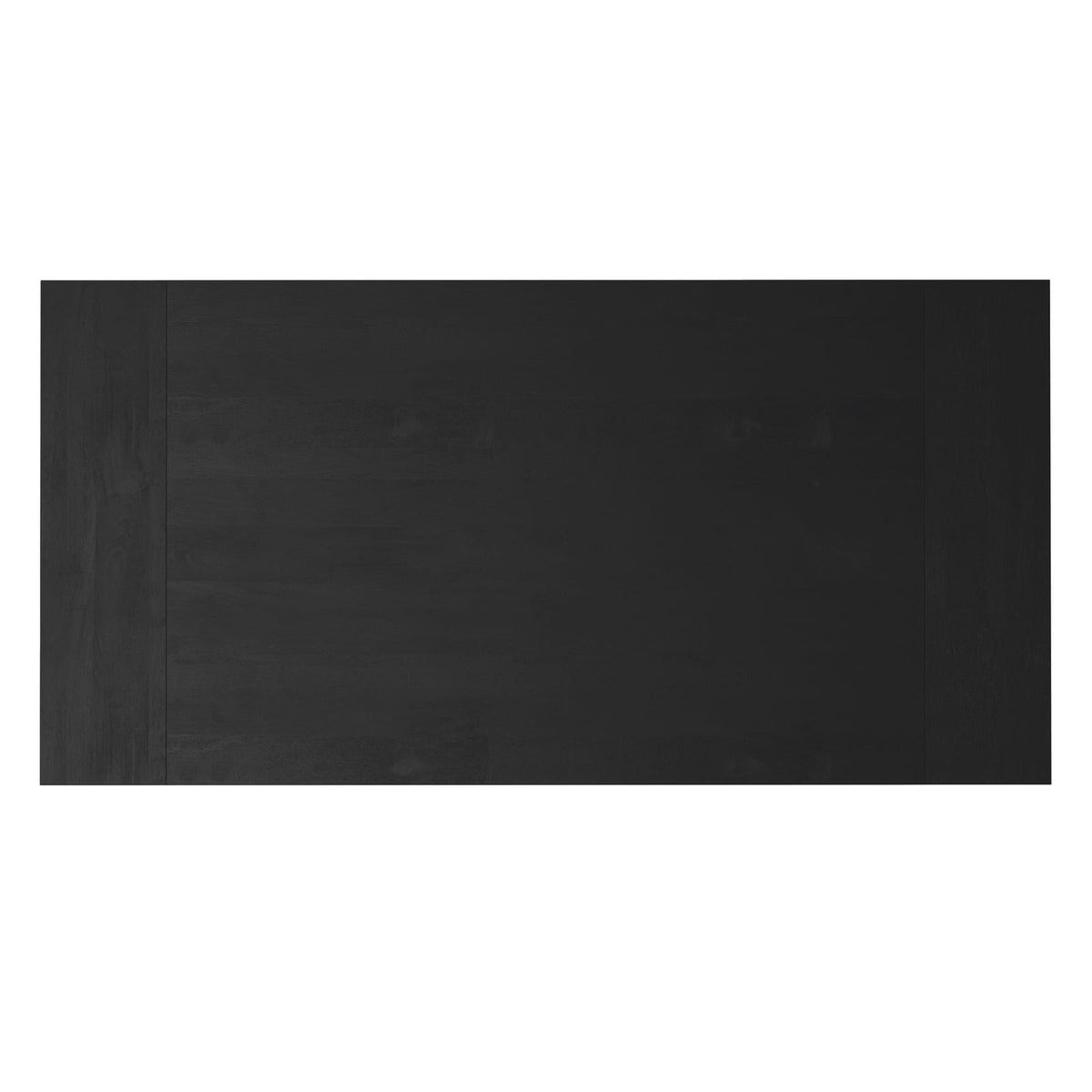 Black Wood Dining Table - Seats Six