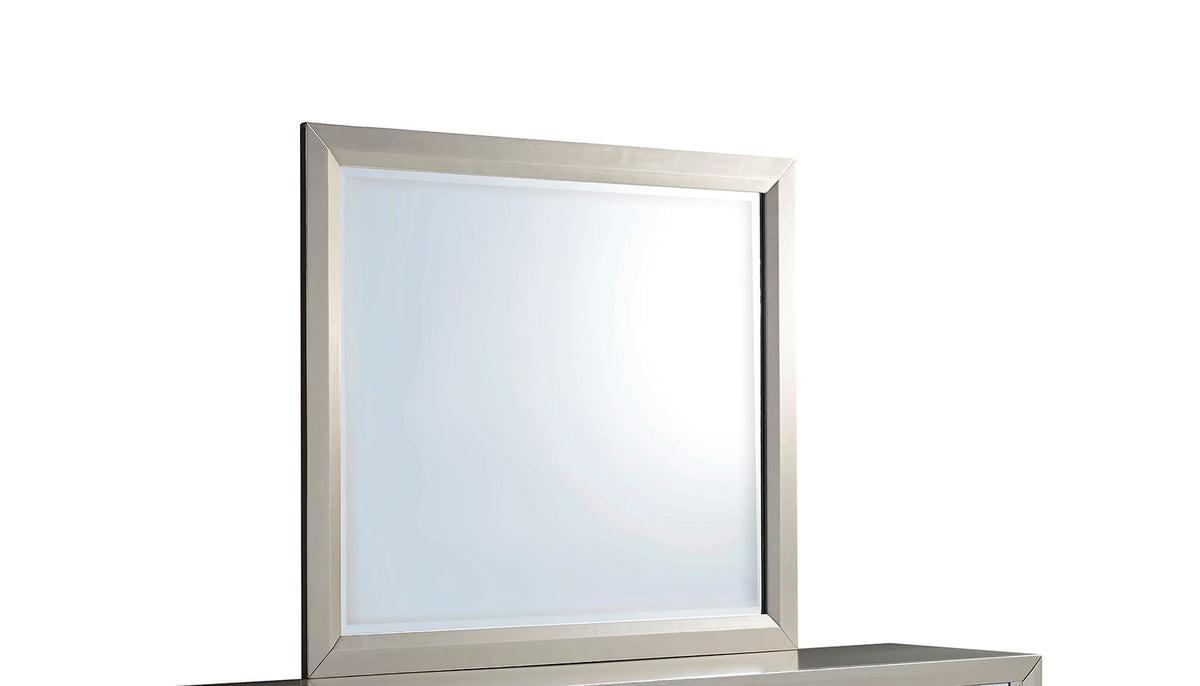 Silver Grey Mirror Vanity with MDF Glass