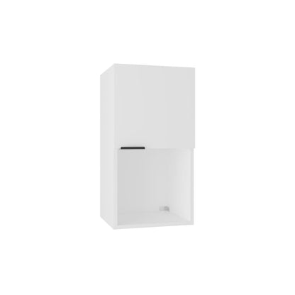Wall Mounted White Medicine Cabinet With Mirror - Bathroom Storage