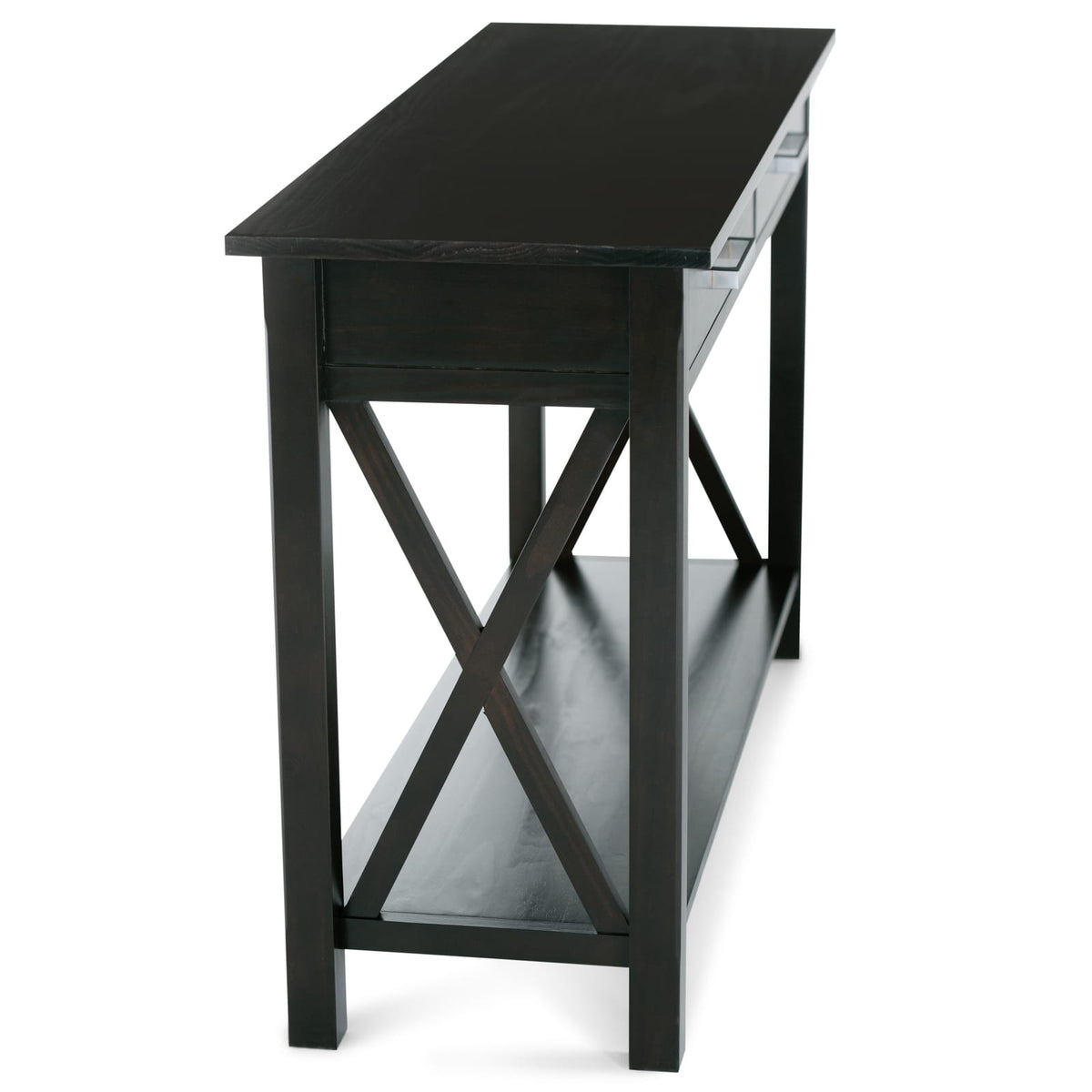 Kitchener 47 Inch Wide Solid Wood Console Sofa Table - Dark Brown
